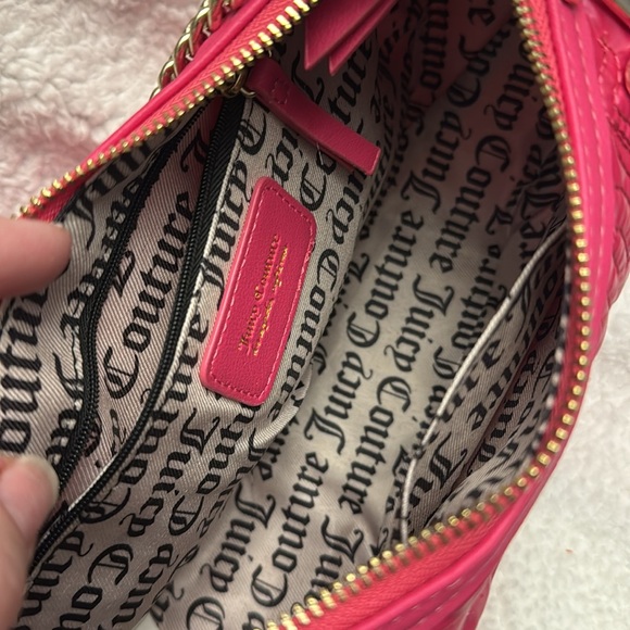 Juicy Couture: Juicy Puff Halfmoon Xbody in color Pink Flash, NWT - Picture 5 of 6